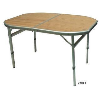 Defa opvouwbare bamboe tafel ovaal