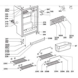 Dometic Koelkast rooster RM729X
