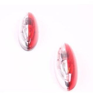 Jokon Zijlicht rood/wit opbouw transparant