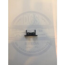 Eindstuk breed zwart