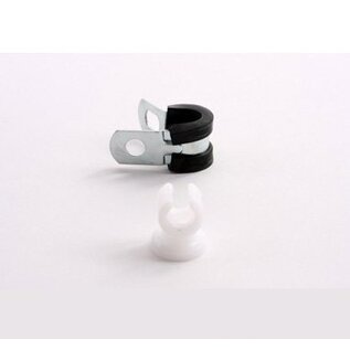 Bevestiging zadel + rubber 8 mm