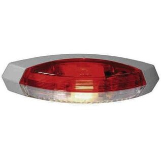 Hella Zijlicht rood/wit opbouw grijs links
