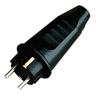 Crusader Stekker rubber m rand+pen aarde