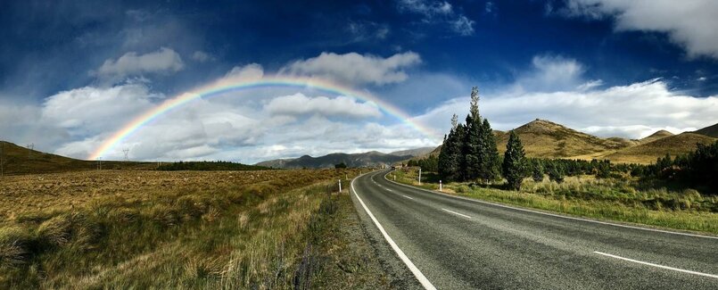 regenboog weg