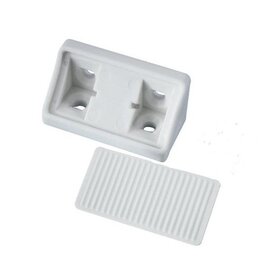 Kastverbinding Kunststof met afdekplaat grijs