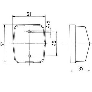 Jokon Breedtelamp 71x61 mm