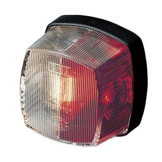 Hella Breedtelicht rood/wit 61x61 mm