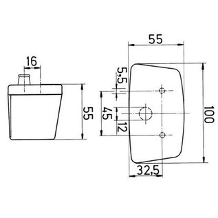 Jokon Kentekenverlichting zilver