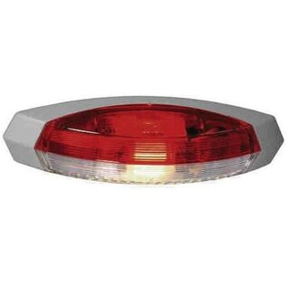 Hella Zijlicht rood/wit opbouw grijs links