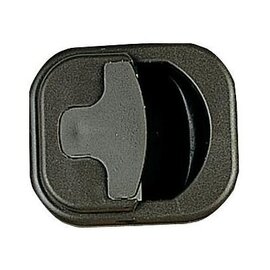 Toiletslot inbouw grijs niet afsluitbaar