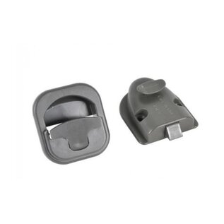 Toiletslot inbouw grijs afsluitbaar