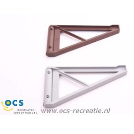 Keukenbladhouder 200 x 80 mm bruin