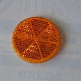 Reflector rond oranje