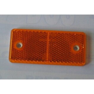 Reflector oranje langwerpig