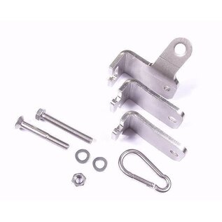 Westfalia Hulpkoppeling RVS kort