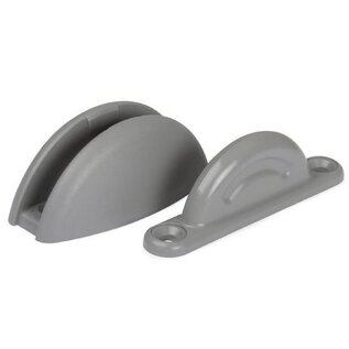 Deurvanger grijs met onderlegplaat 10mm