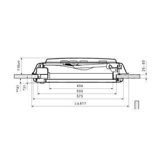 Seitz Kanteldak midi Heki 700x500 mm