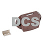 Pushlock kast- en/of toiletdeurslot bruin