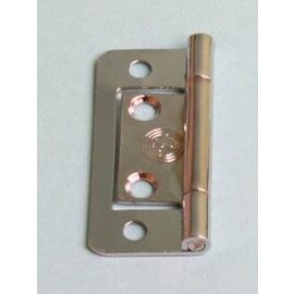 Scharnier vlak 50 mm kleur chroom á 2 st