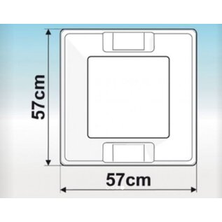 Fiamma Fiamma Dakluik 50x50 wit
