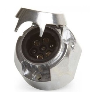 Crusader 7-polige contactdoos metaal