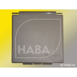 Crusader klep invoerdoos standaard zilvergrijs