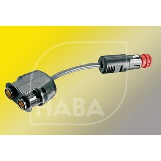 12 v twee-weg adapter m zekering