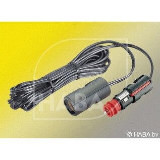 HABA 12v adapterkabel 4 m uni stekker