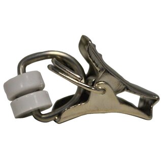 Gordijnrunner metaal m kunstofrol