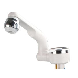 Barwig Mengkraan perfect wit /chroom slangaansluiting