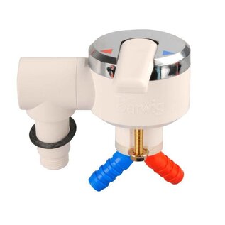 Barwig Mengkraan perfect v doucheset riva wit chroom