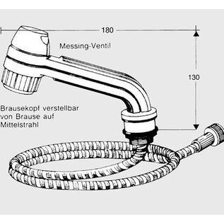 Reich Handdouche Carlettamat