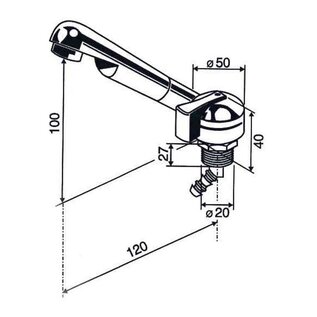 Reich Waterkraan Keramik mat nikkel