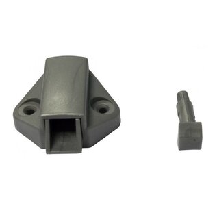 Häfele Pushlockslot grijs