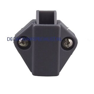 Häfele Pushlockslot grijs