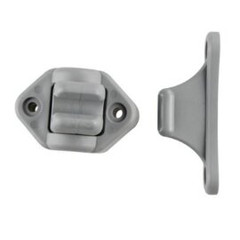 Deurvanger 9 mm onderplaat scharnierend grijs