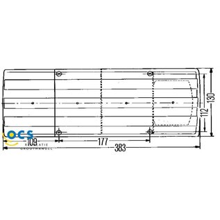 Hella Achterlicht inbouw 4-vaks met mistlicht