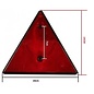 Driehoek reflector rood