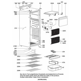 Dometic Diepvriesdeur 8xxx Serie