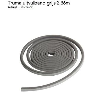 Truma Uitvulband grijs 2,36m