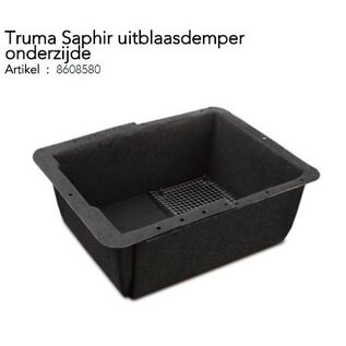 Truma Saphir uitblaasdemper onderzijde