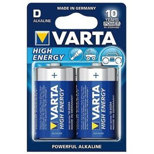 Varta Batterijen Monocel D - High Energy Alkaline 2 Stuks