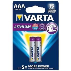 Varta Batterijen AAA Micro - Lithium Professioneel - 2 Stuks