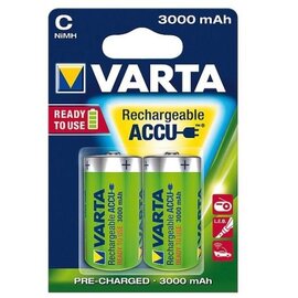 Varta Batterijen Engelse staaf C - Oplaadbaar - 2 Stuks