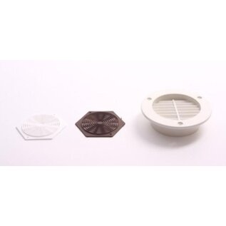 Ventilatierozet opbouw zeskant á 2 st