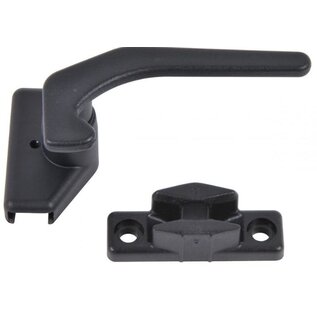 Polyfix raamaantrekker kunststof hendel zwart