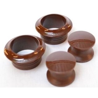 Push-lock drukknop  met rozet diverse kleuren