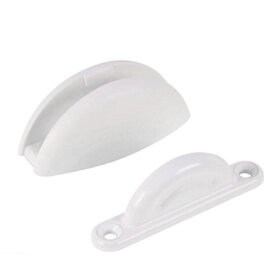 Deurvanger wit 2 dlg