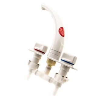 Whale Elegance mengkraan wit met lange uitloop