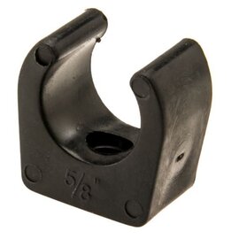 Whale Buis bevestigingsclip zwart 'a 3 st